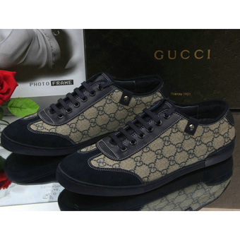 グッチ 靴 スーパーコピー GUCCI メンズ GGキャンバス ホワイト/ブルージーン 200041